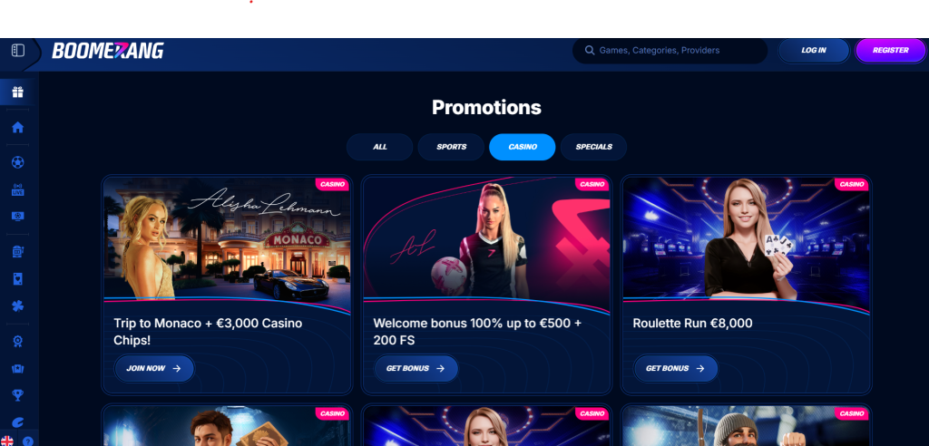 Explora Boomerang Bet: Fortalezas, Limitaciones y Promociones en Espana